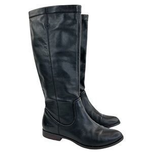 Frye Women’s Cindy Slouch Tall Pull On Black Boots